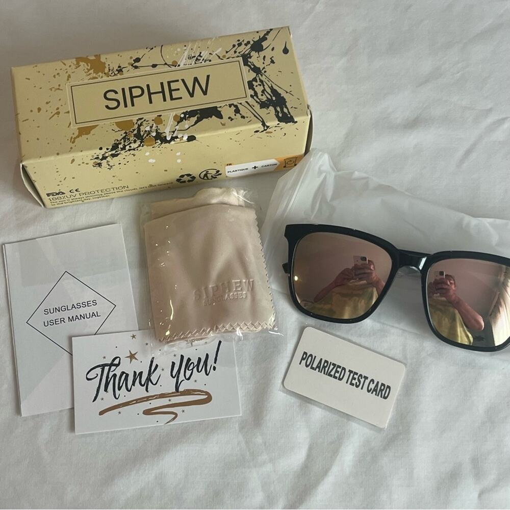 NIB Siphew Polorized Sunglasses For Women